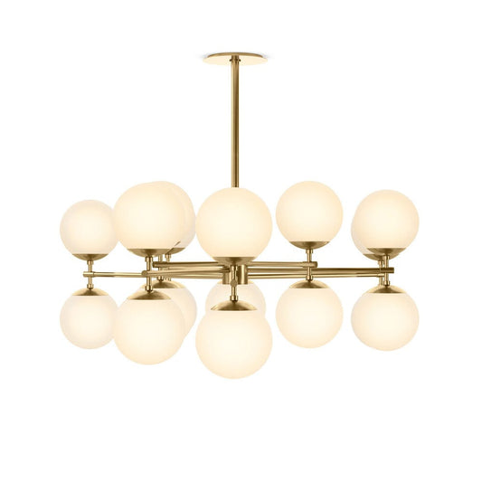 Four Hands - Zodiac Chandelier - Burnished Brass - 245024-001 view 2