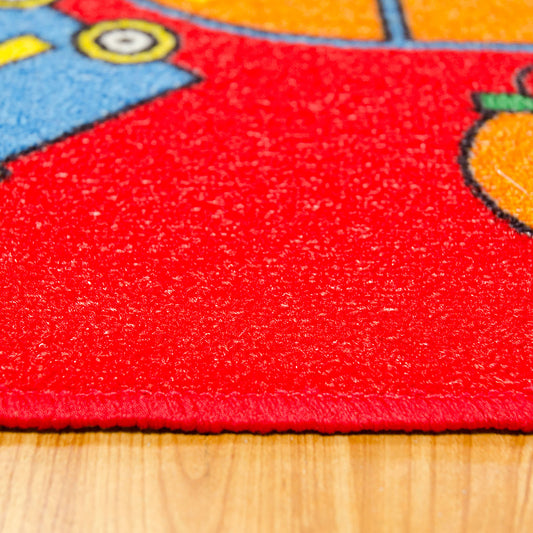 Furniture of America - Abbey 5' X 8' Area Rug in Red - RG5110 View 2