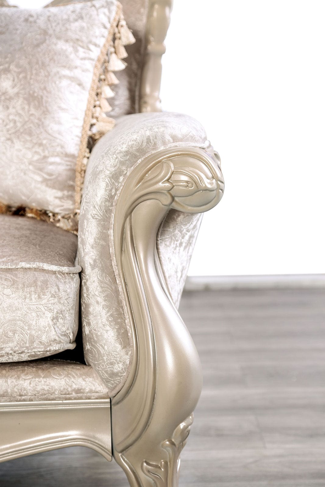 Furniture of America - Acapulco Sofa in Off-White - FM65001WH-SF View 2