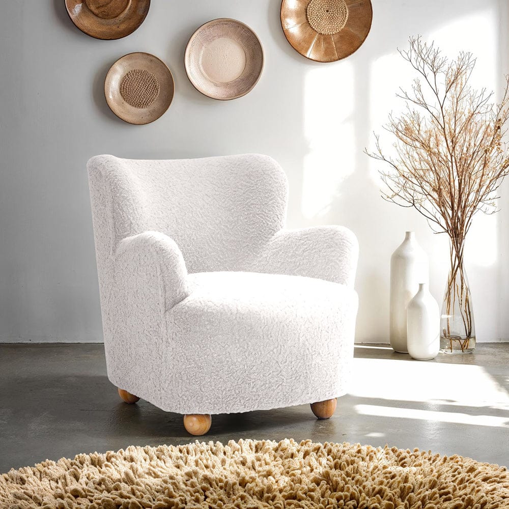 Furniture of America - Acaso Accent Chair in White - FM-AC8017WH View 1