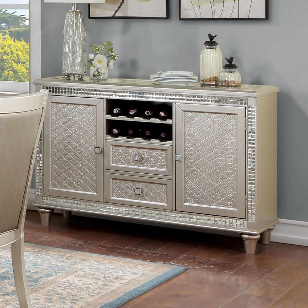 Furniture of America - Adelina Server in Champagne - CM3158SV View 1