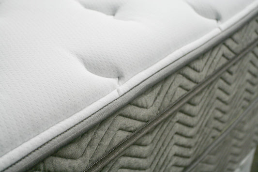 Furniture of America - Afton 12" Euro Box Pocket Coil in White/Gray - DM337EK-M View 2