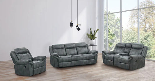 Furniture of America - Agata - Glider Recliner, Dark Gray - NX6001DG-CH view 2