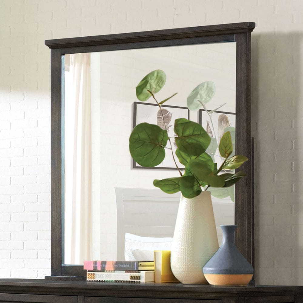 Furniture of America - Alaina Mirror in Walnut - FOA7916M View 1