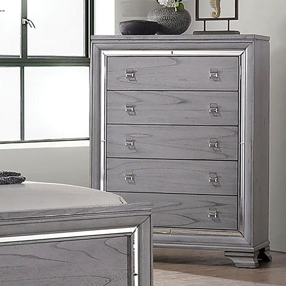 Furniture of America - Alanis Chest in Light Gray - CM7579C View 1
