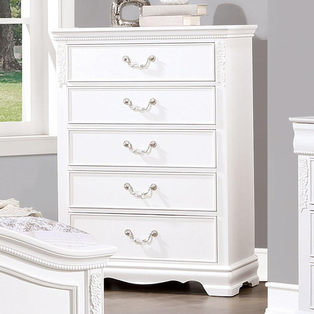 Furniture of America - Alecia Chest in White - CM7458WH-C View 1