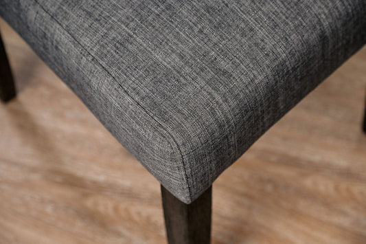 Furniture of America - Alfred Side Chair in Antique Black/Gray - CM3735GY-SC-2PK View 2