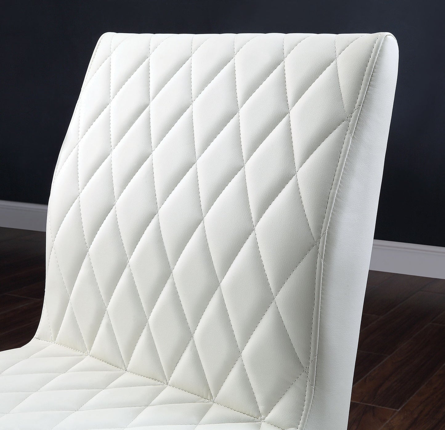 Furniture of America - Alisha Side Chair Set of 2 in Black/Ivory - FOA3799SC-2PK View 3
