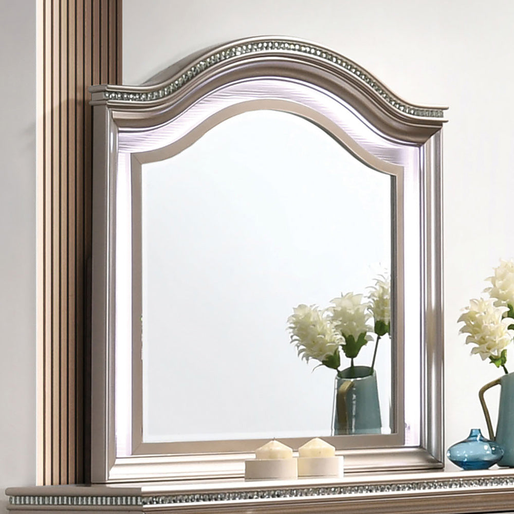 Furniture of America - Allie Mirror in Rose Gold - CM7901RG-M View 1
