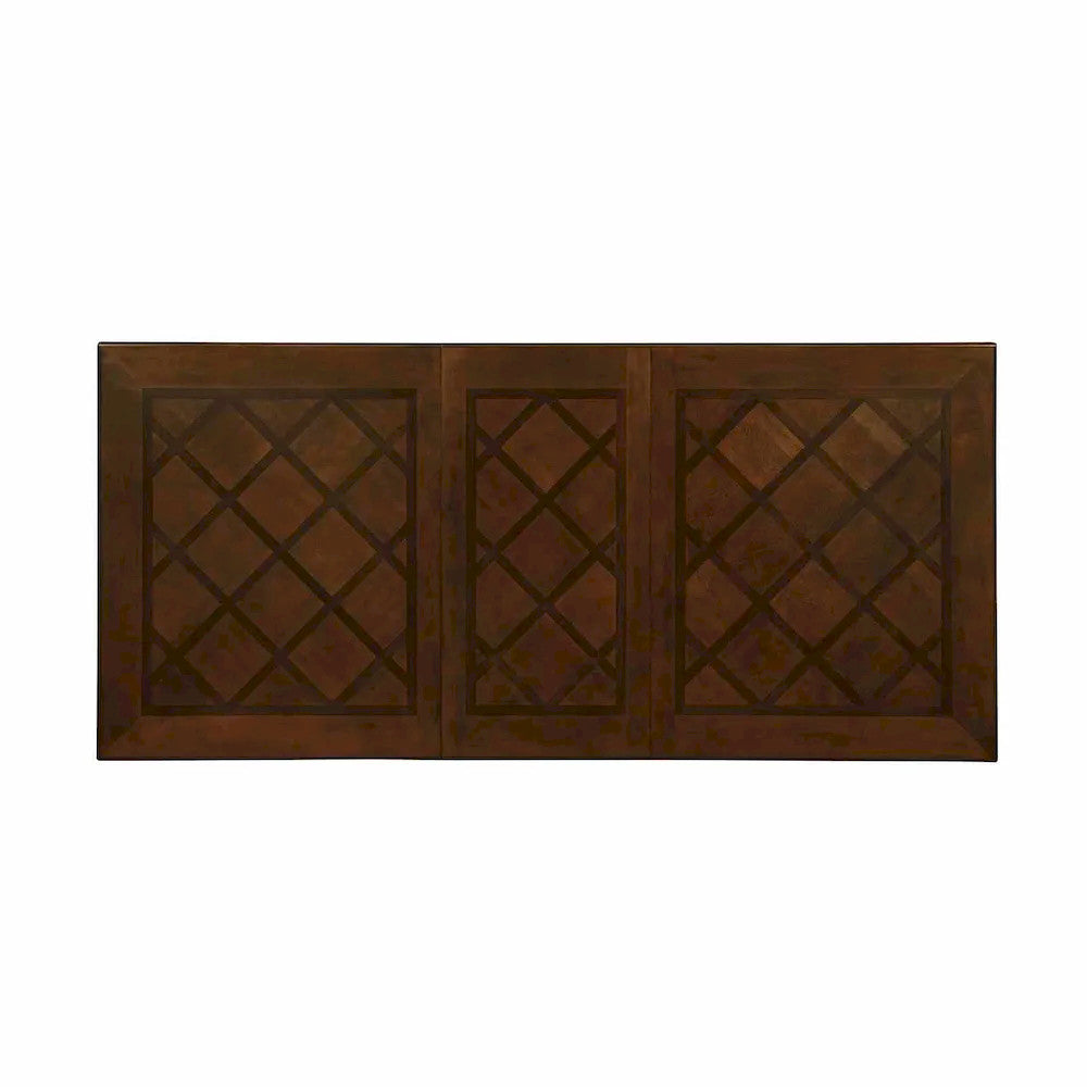 Furniture of America - Alpena - 6 Pc. Dining Table Set (2AC+4SC) - Brown Cherry - CM3350T-7PC view 2