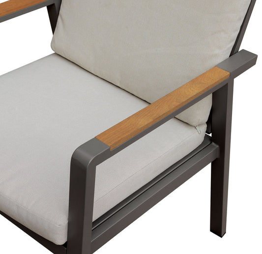Furniture of America - Alycia Patio Table in White/Gray - CM-OT2141T-TABLE View 2