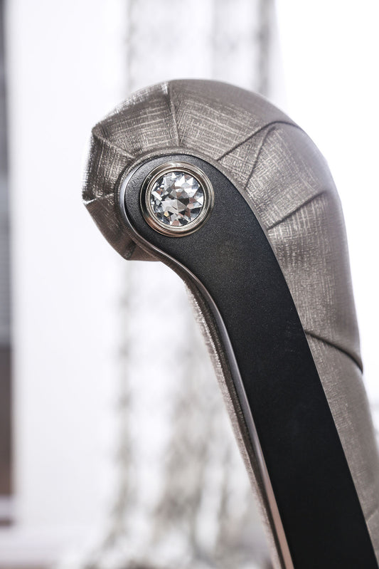 Furniture of America - Amina Side Chair Set of 2 in Gray - CM3219GY-SC-2PK View 2