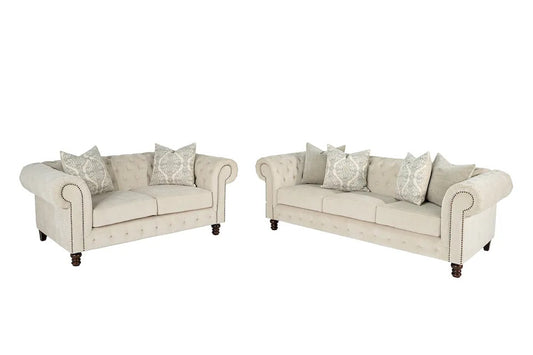 Furniture of America - Ammirati - Loveseat - FM64011BG-LV view 2