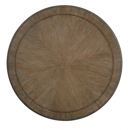Furniture of America - Arcadia 7 Pc. Round Dining Table Set in Antique White - CM3150WH-RT-7PC View 2