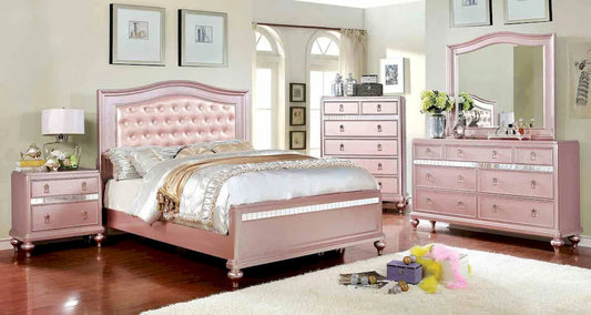 Furniture of America - Ariston - Full Bed - Rose Gold - CM7171RG-F-BED view 2