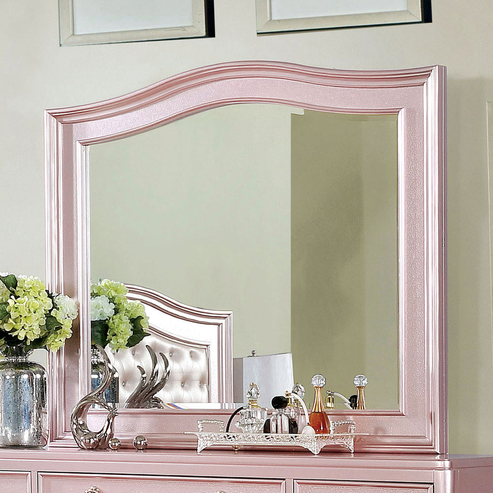 Furniture of America - Ariston Mirror in Rose Gold - CM7171RG-M View 1