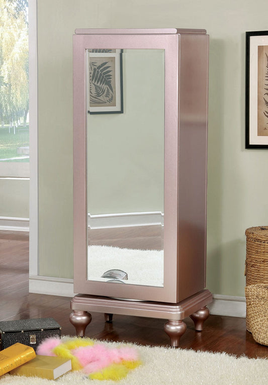Furniture of America - Ariston Swivel Chest in Rose Gold - CM7170RG-CS View 2