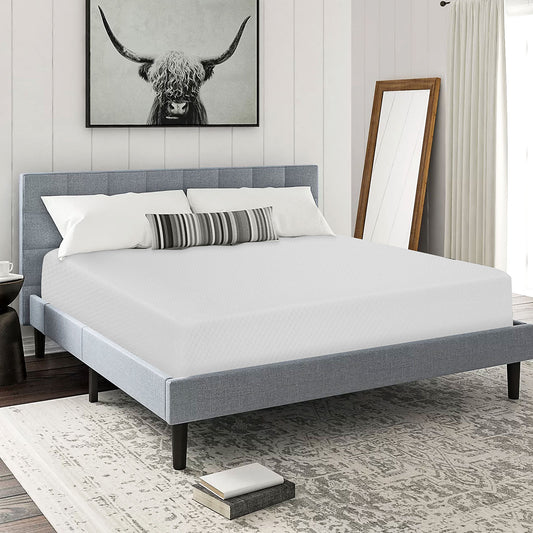 Furniture of America - Artemisia 8" E.King Memory Foam Mattress (Roll-In-Box) in White - DM520-EK View 2