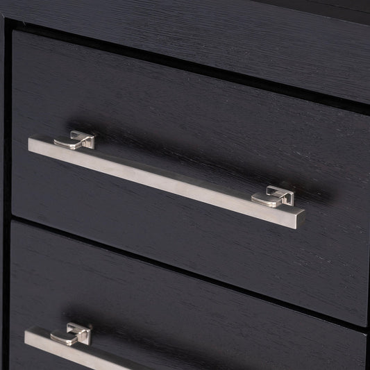 Furniture of America - Ashbourne Vanity Set w/ Stool in Black - FM7415BK-V-SET View 2