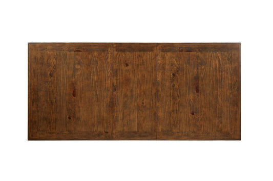 Furniture of America - Auletta Dining Table in Distressed White/Distressed Dark Oak - CM3417T-TABLE View 2
