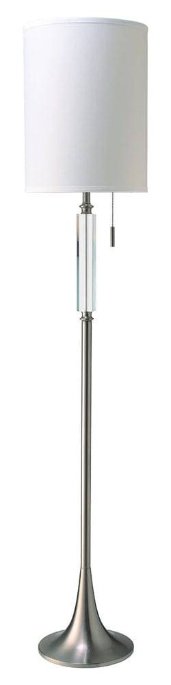 Furniture of America - Aya Floor Lamp in White/Silver - L731182F View 1
