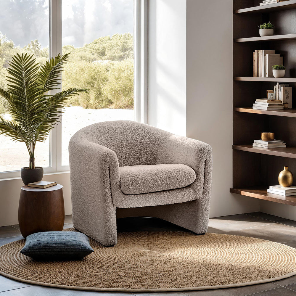 Furniture of America - Bedale Accent Chair in Mushroom - FM-AC8016LB View 1