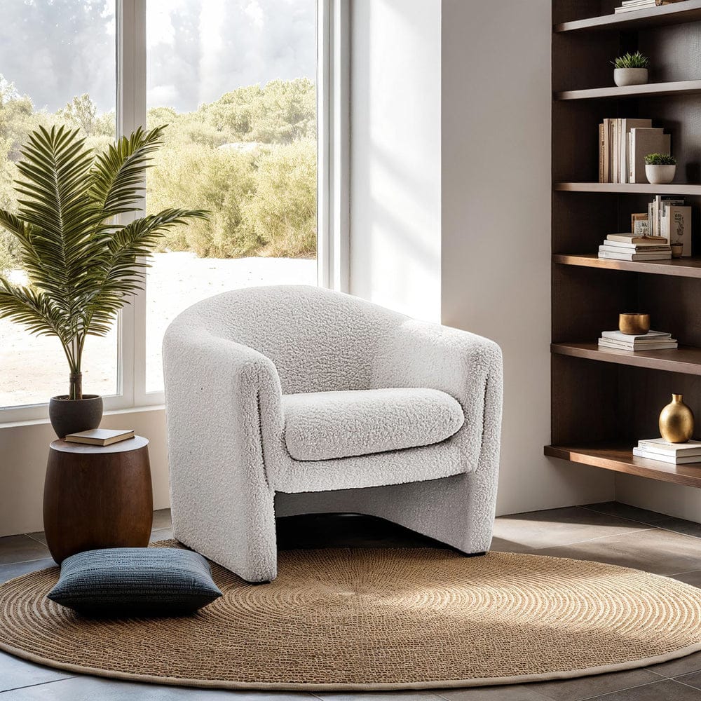 Furniture of America - Bedale Accent Chair in White - FM-AC8016WH View 1
