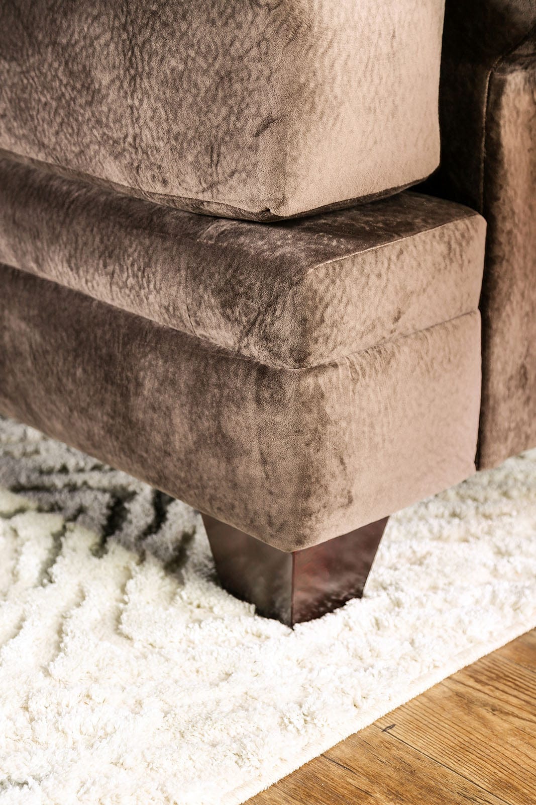 Furniture of America - Bonaventura Sofa + Loveseat in Brown - SM5142BR-2PC View 4