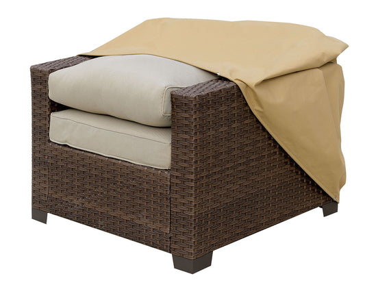 Furniture of America - Boyle Dust Cover for Chair - Small in Light Brown - CM-OS1999-M View 2