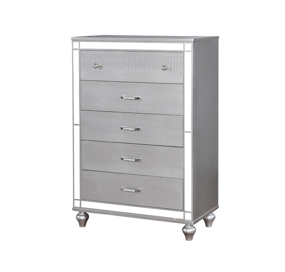 Furniture of America - Brachium Chest in Silver - CM7977SV-C View 1