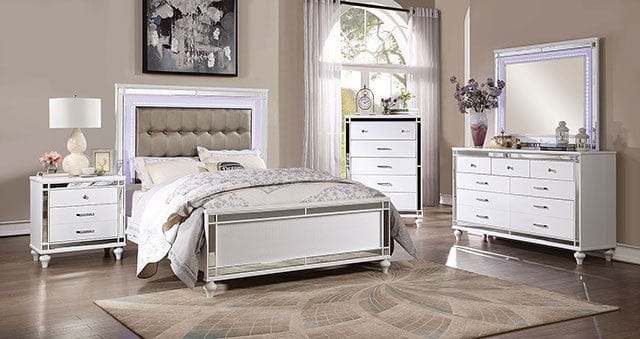 Furniture of America - Brachium E.King Bed in White - CM7977WH-EK-BED View 3