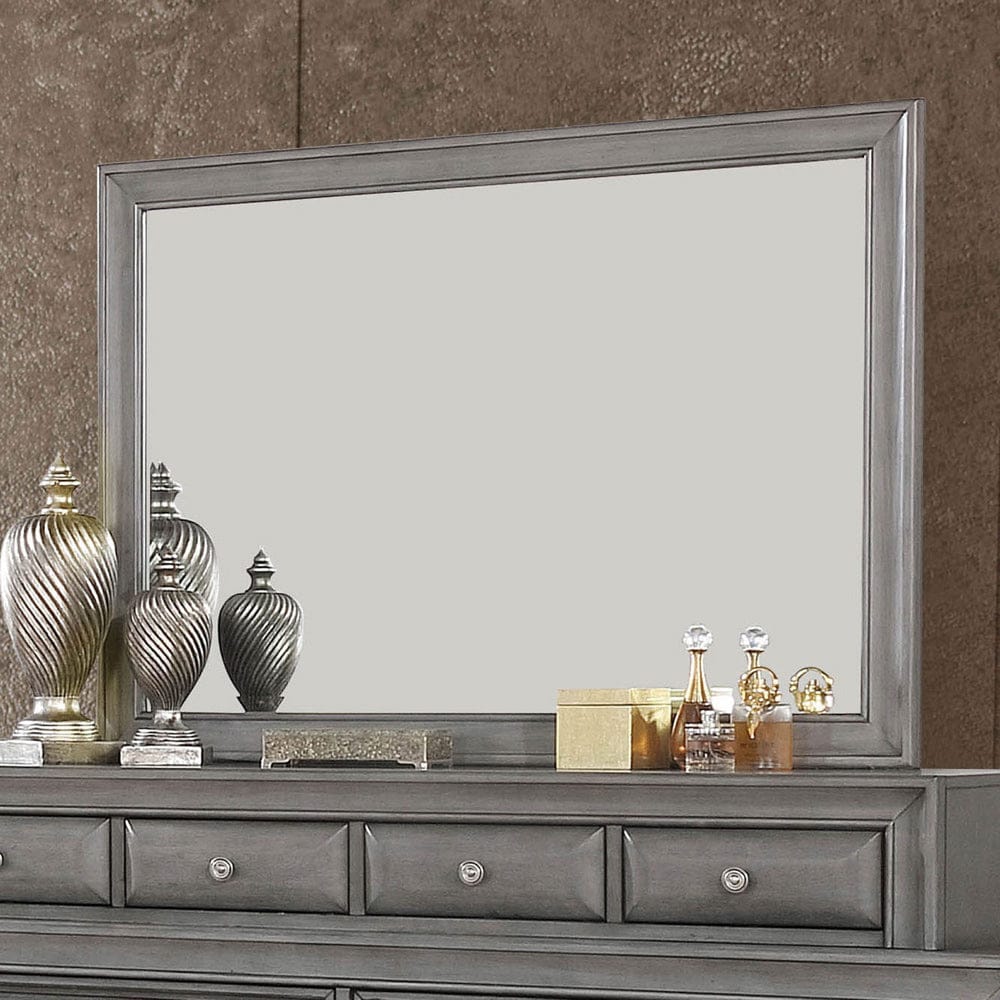 Furniture of America - Brandt Mirror in Gray - CM7302GY-M View 1