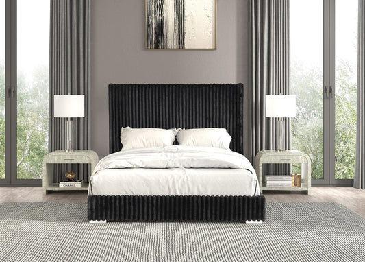 Furniture of America - Cadwell Twin Bed in Black - FM7120BK-T View 2