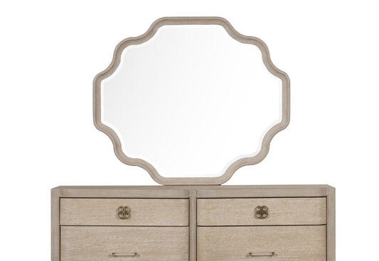 Furniture of America - Candra Mirror in Natural Oak - FM7424AK-M View 2