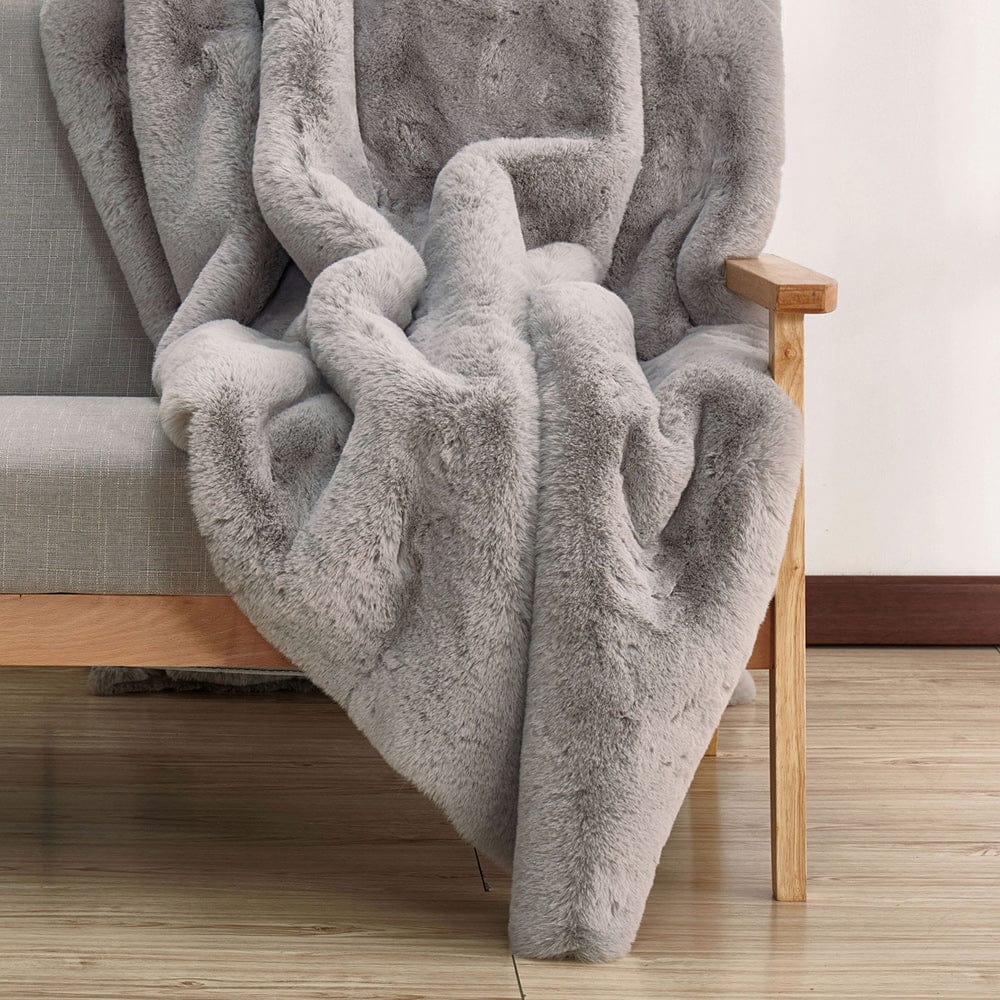 Furniture of America - Caparica Throw in Silver - TW4143 View 1