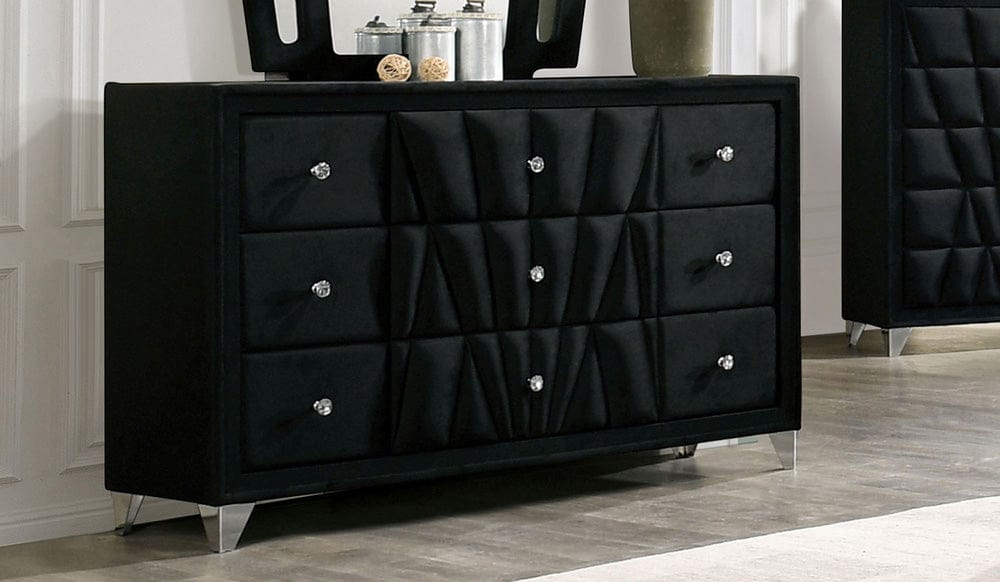 Furniture of America - Carissa Dresser in Black - CM7164BK-D View 1
