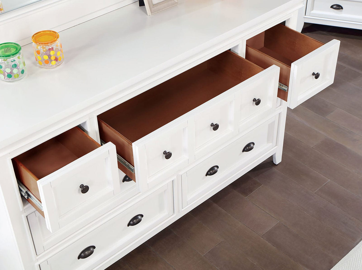 Furniture of America - Castile Dresser in White - CM7413WH-D View 3