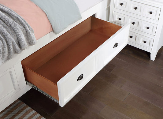 Furniture of America - Castile Twin Bed in White - CM7413WH-T-BED View 2