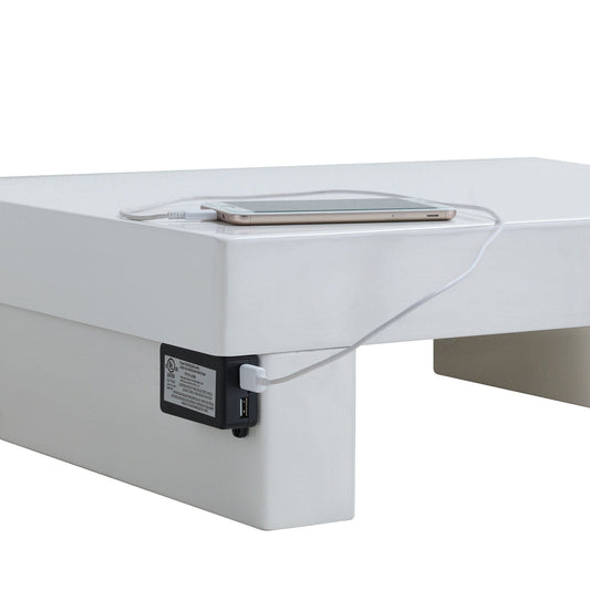 Furniture of America - Christie Nightstand in White - CM7550N View 2