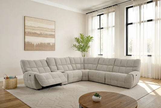 Furniture of America - Clemens - Power Sectional, Beige - CM9936BG-SECT-PM view 2