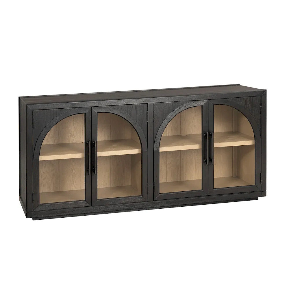 Furniture of America - Clements - Sideboard - Black - FM-AC8030BK view 2