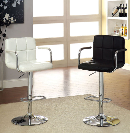 Furniture of America - Corfu Bar Stool in White - CM-BR6917WH View 2