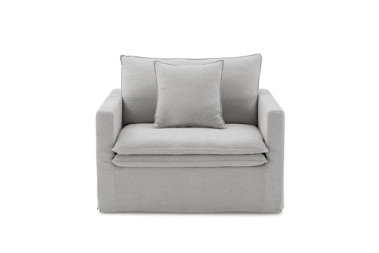 Furniture of America - Crayford Chair in Light Gray - FM63010LG-CH View 2
