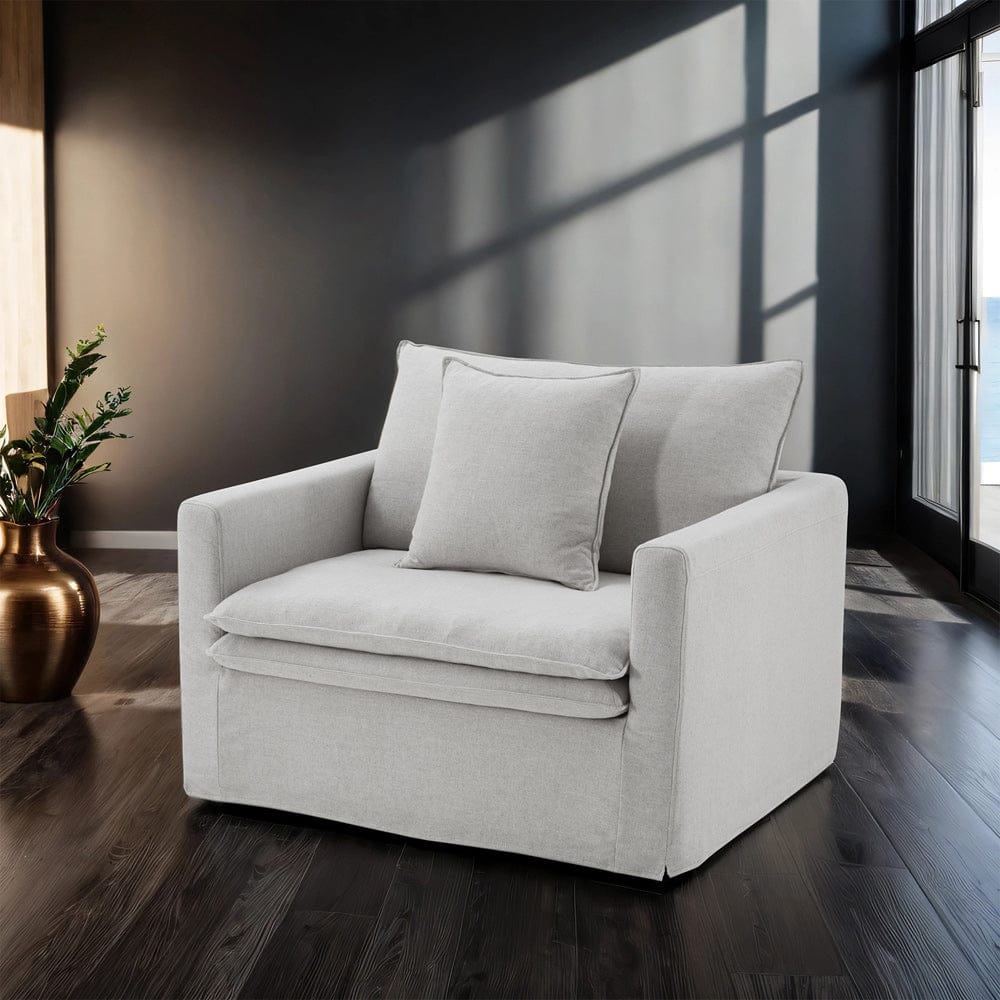 Furniture of America - Crayford Chair in Light Gray - FM63010LG-CH View 7
