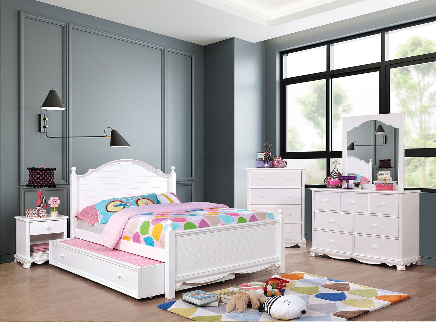 Furniture of America - Dani Dresser in White - CM7159WH-D-VN View 2