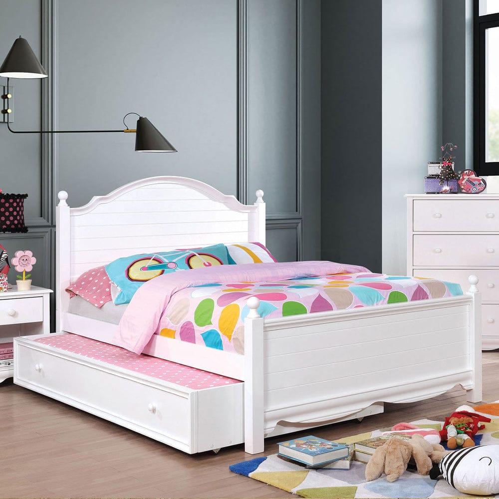 Furniture of America - Dani Full Bed in White - CM7159WH-F-BED-VN View 2