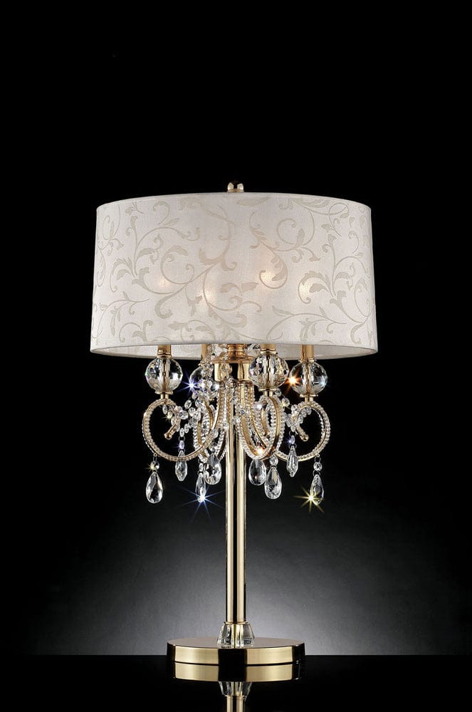 Furniture of America - Deborah 33"H Gold Table Lamp in Gold - L9155T View 1
