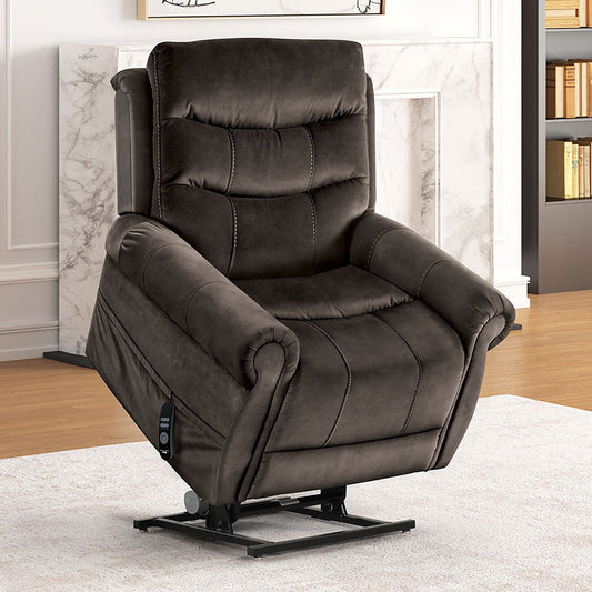 Furniture of America - Dionysia Lift Chair in Dark Gray - FM68001DG-LC View 2