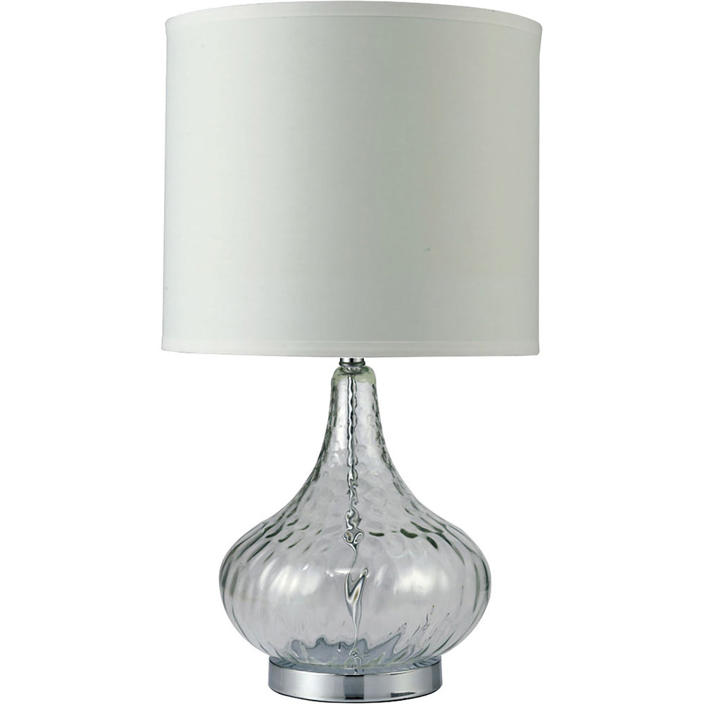 Furniture of America - Donna 15"H Glass Clear Table Lamp in Clear - L731207CL View 1