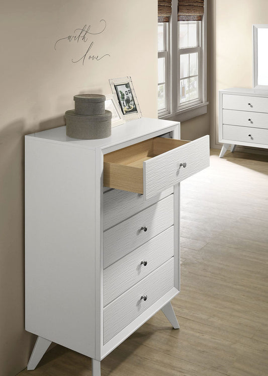 Furniture of America - Dortmund Chest in White - CM7465WH-C View 2